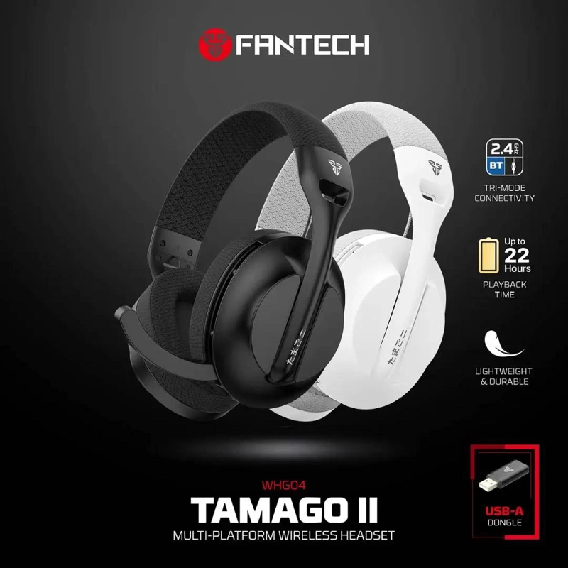 AUDIFONOS INALAMBRICOS WHG04 TAMAGO II NEGRO - 5