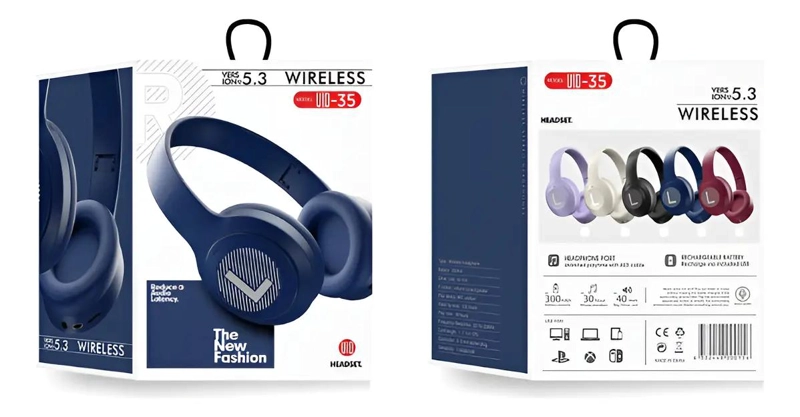 AUDIFONOS BLUETOOTH HEADWORN UID-35 CON MICROFONO - 3
