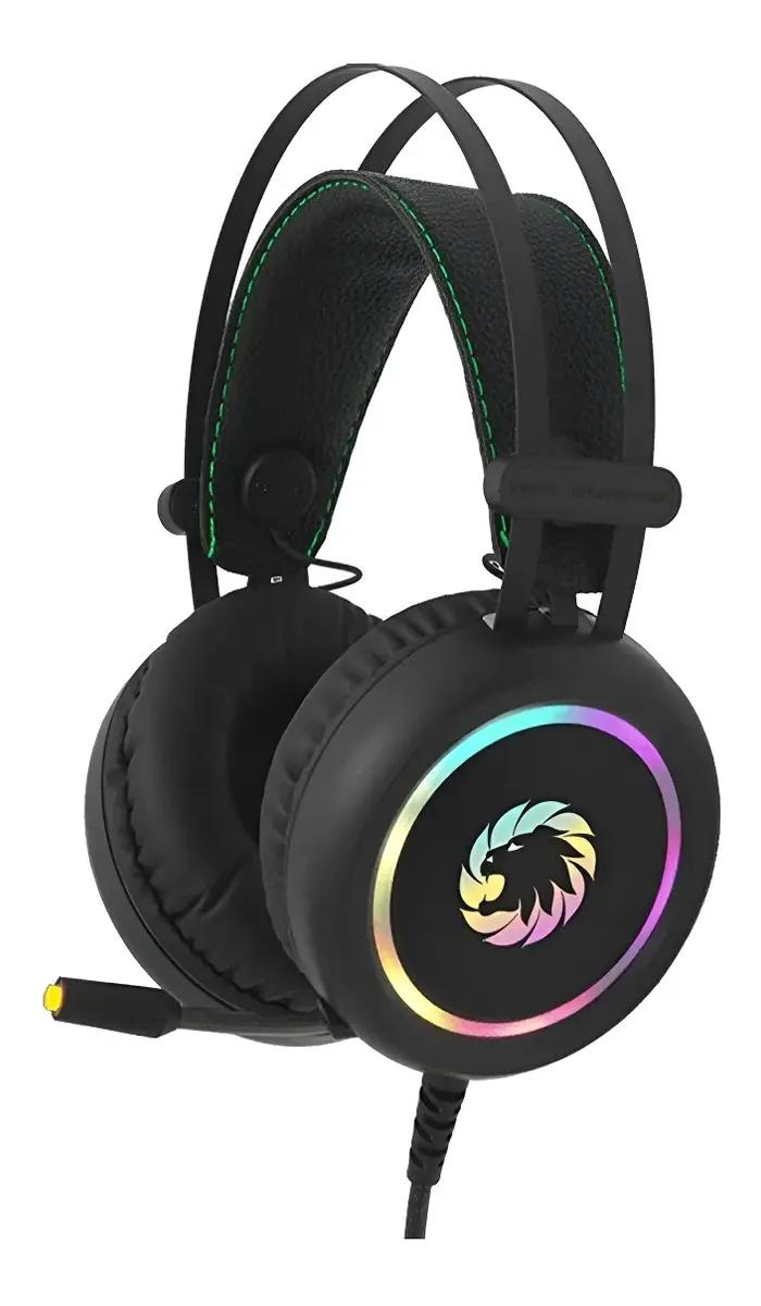 AURICULAR GAMER CON MICROFONO RGB Y SONIDO 7.1 USB - 1
