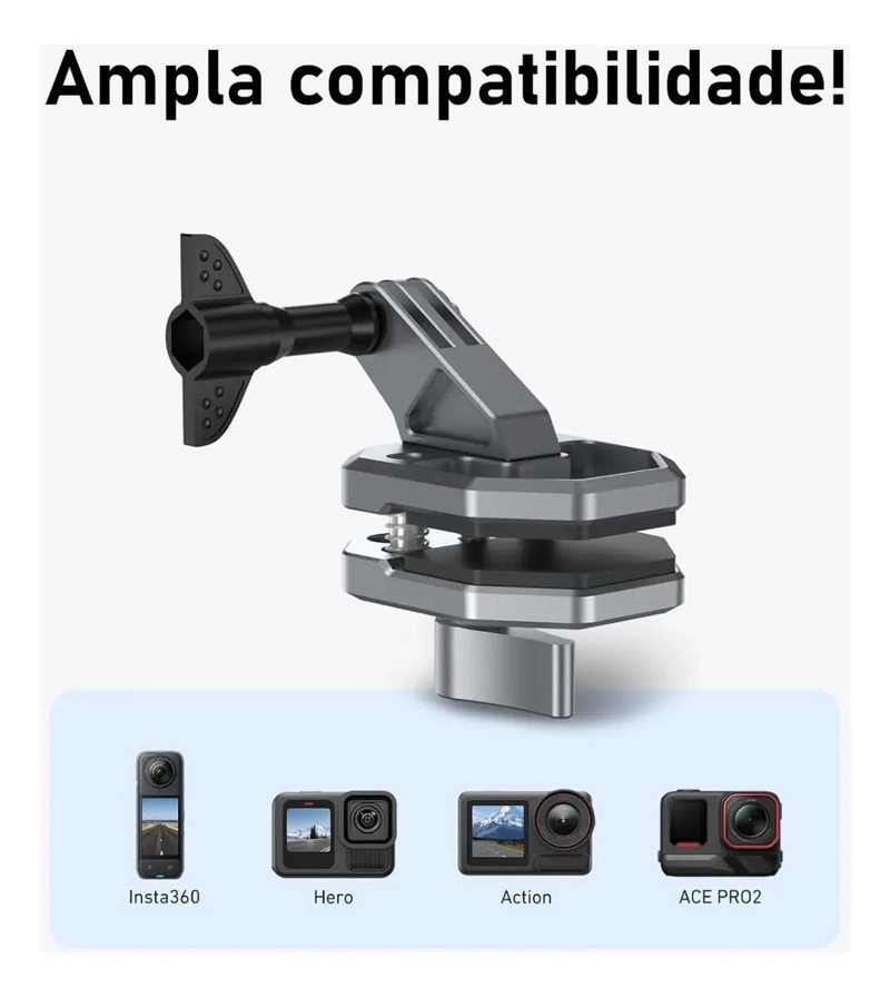 SOPORTE PARA CAMARA DE MOTOCICLETA EN PARABRISAS - 3