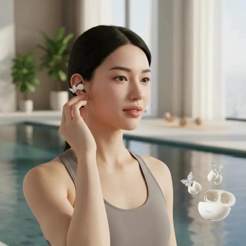 AURICULARES INALAMBRICOS BLUETOOTH COLOR BLANCO - 3