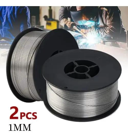 SOLDADURA MICROALAMBRE FLUX CORE 1MM 1KG 2 PIEZAS - 2