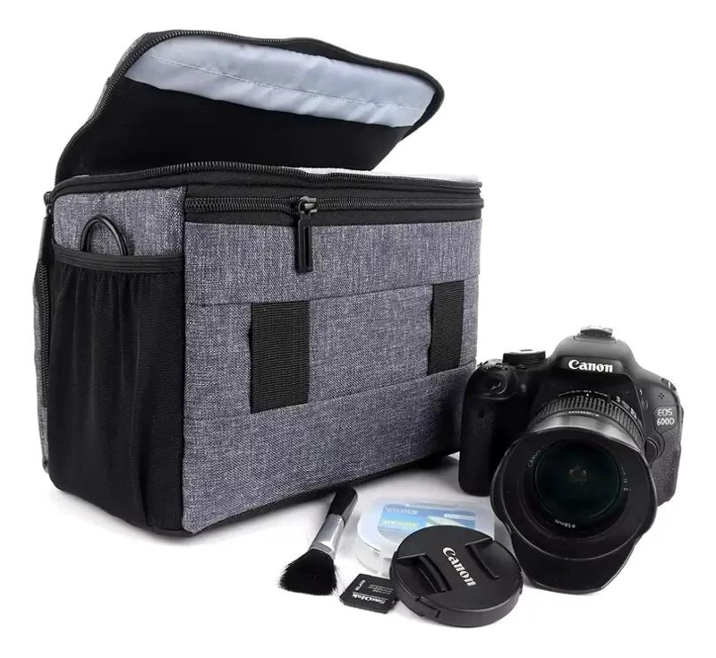 BOLSO PARA CAMARA DSLR CON FUNDA PROTECTORA - 4