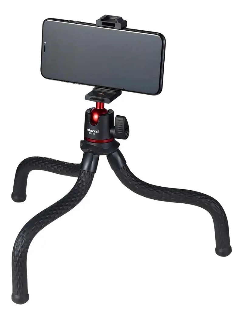 TRIPODE FLEXIBLE PARA CAMARAS Y CELULARES NEGRO - 4