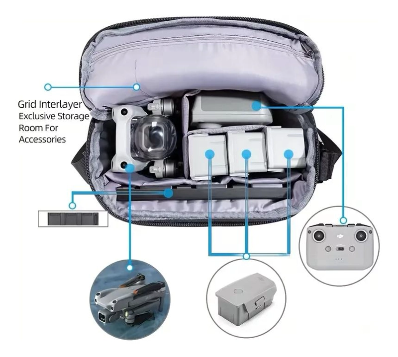 BOLSO FOTOGRAFICO IMPERMEABLE PARA DRONES Y CAMARAS - 5