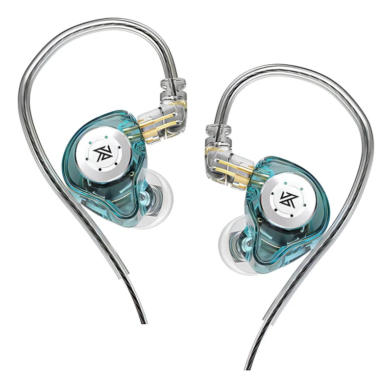 AURICULARES DINAMICOS HIFI COLOR CIAN SIN MICROFONO - 1
