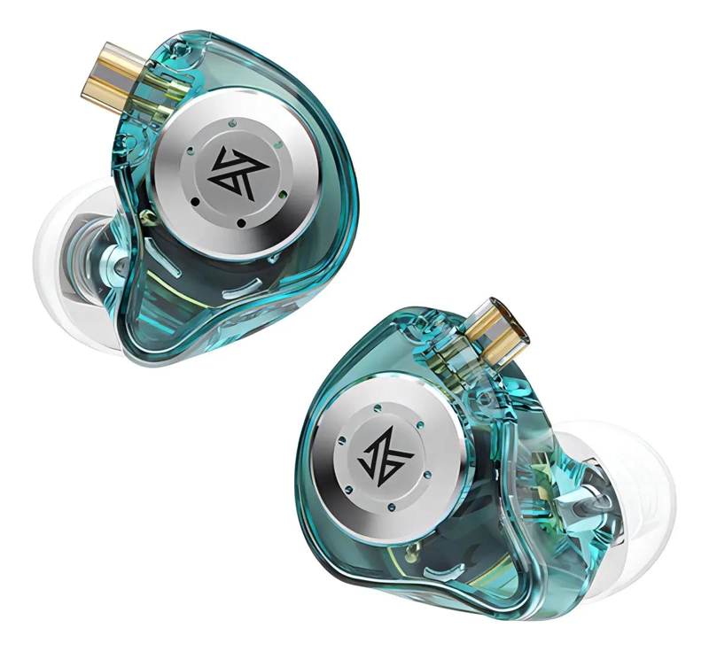 AURICULARES DINAMICOS HIFI COLOR CIAN SIN MICROFONO - 2