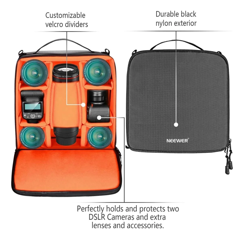 BOLSA FLEXIBLE IMPERMEABLE PARA CAMARA Y LENTES - 4