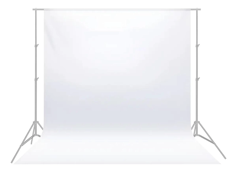 PANTALLA DE FONDO FOTOGRAFICO VERDE Y BLANCO 1,8X2,8M - 1