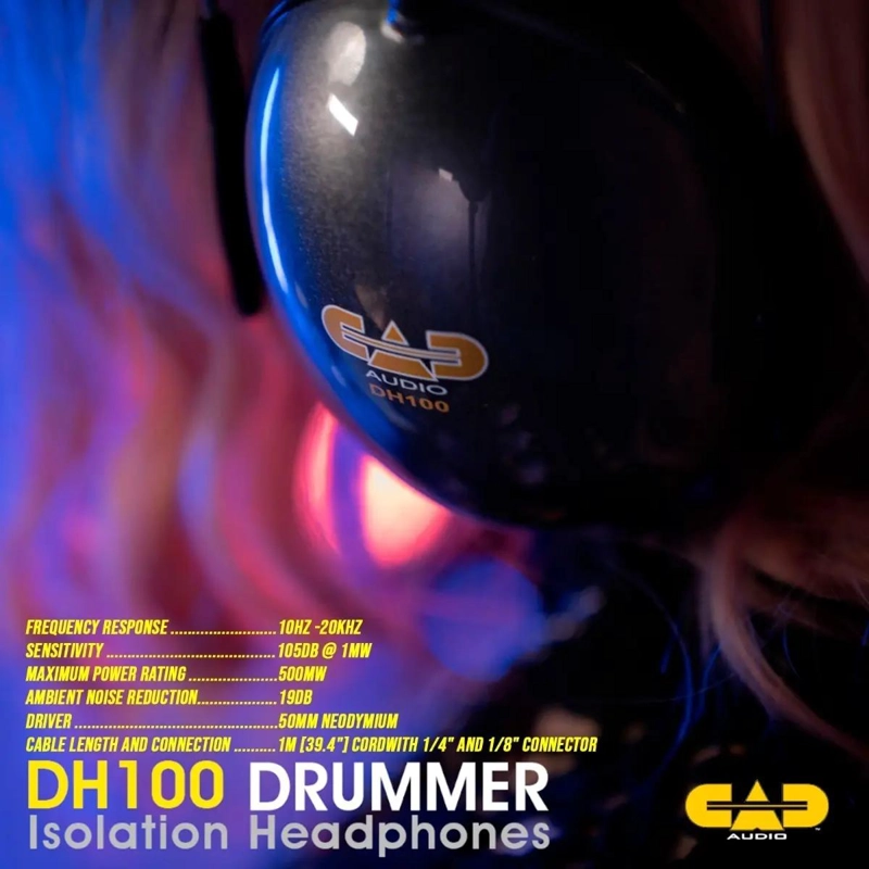 AUDIFONOS DE AISLAMIENTO PARA BATERISTAS -19DB - 3