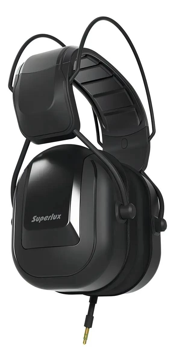 AURICULARES PARA MONITOREO Y BATERIA SUPERLUX HD665 NEGRO - 1