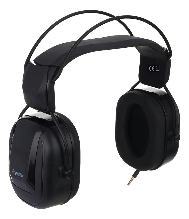 AURICULARES PARA MONITOREO Y BATERIA SUPERLUX HD665 NEGRO - 3