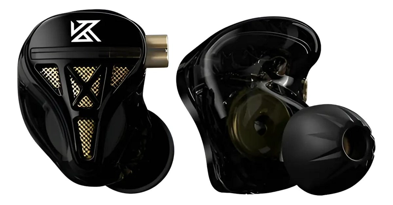 AUDIFONOS IN-EAR KZ DQS SIN MICROFONO COLOR NEGRO - 3