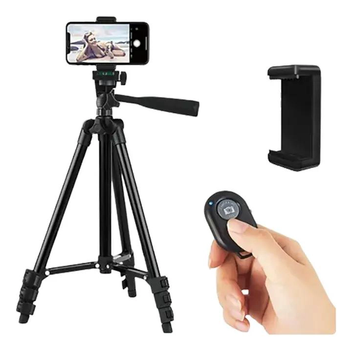 TRIPODE PROFESIONAL 1.9M PARA CAMARA Y CELULAR CON ROTACI - 2