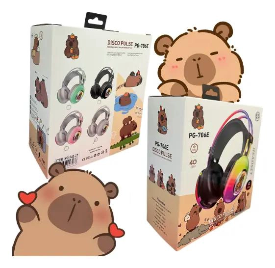 AUDIFONOS BLUETOOTH INALAMBRICOS CON LUCES LED RGB - 4