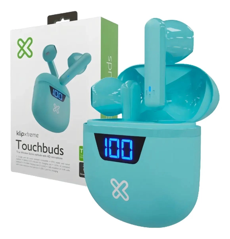 AUDIFONOS INALAMBRICOS TOUCHBUDS BLANCOS CON CONTROL TACT - 3