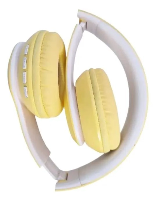 AUDIFONOS INALAMBRICOS BLUETOOTH 5.0 COLOR AMARILLO - 5