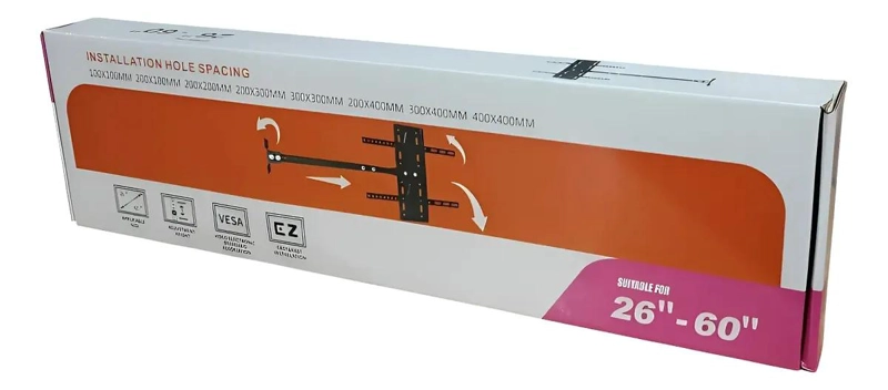 SOPORTE AJUSTABLE PARA TV DE 26 A 60 PULGADAS NEGRO - 1