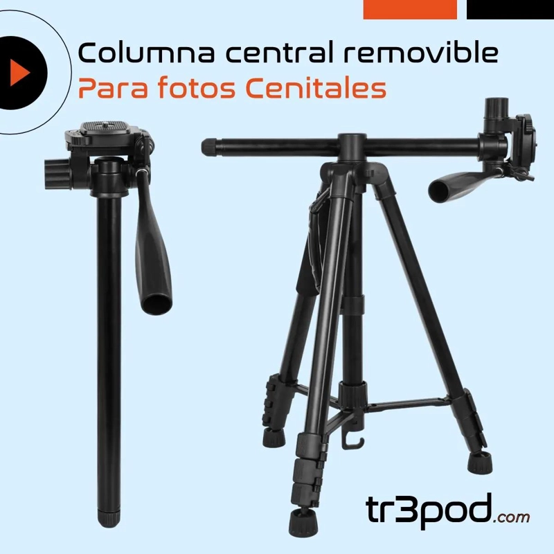 TRIPODE PROFESIONAL DE ALUMINIO PLEGABLE PARA CAMARA CENI - 2