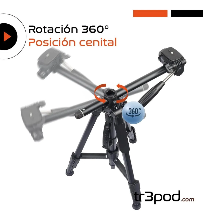 TRIPODE PROFESIONAL DE ALUMINIO PLEGABLE PARA CAMARA CENI - 3