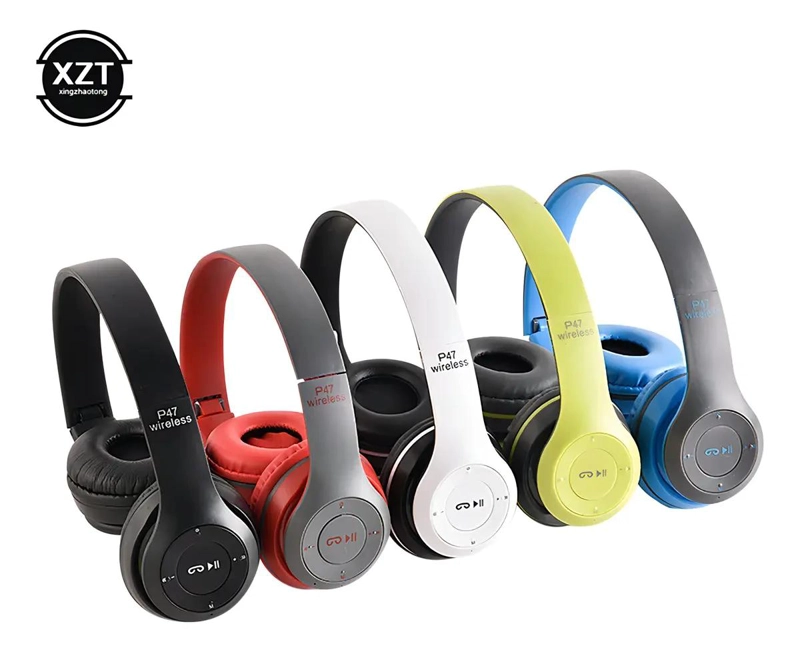 AURICULARES INALAMBRICOS P47 CON BLUETOOTH Y MICROFONO - 2