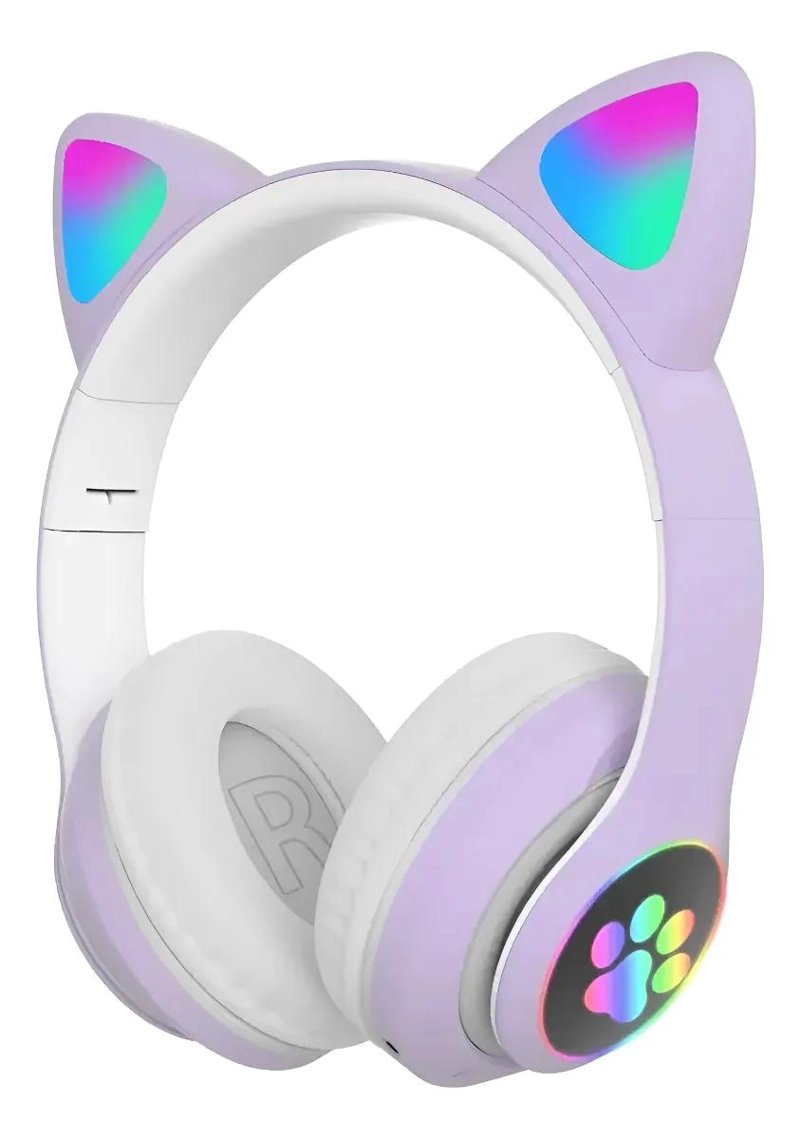 AURICULARES INALAMBRICOS PARA NIÑOS CON LUZ LED Y BLUETOOTH - 1
