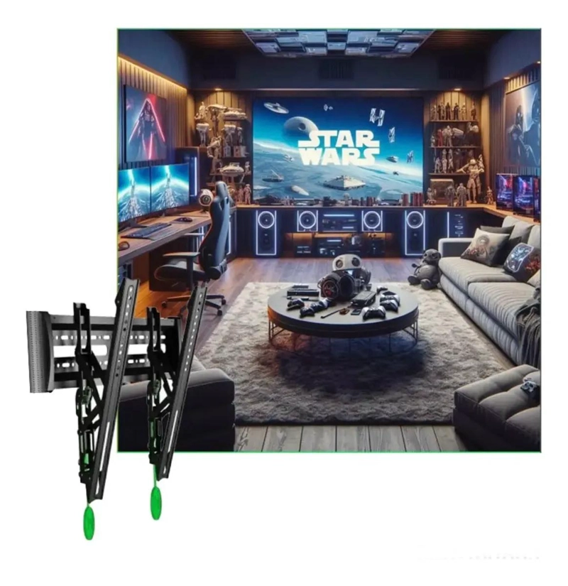 SOPORTE PARA TV DE 32 A 65 PULGADAS CON INCLINACION - 2