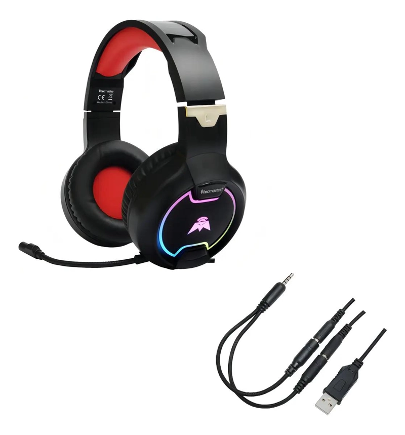 AUDIFONOS GAMER CON USB Y JACK 3.5 MM RGB - 3