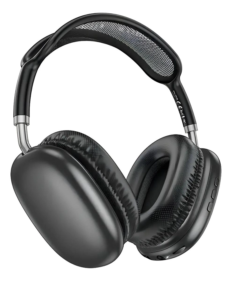 AUDIFONOS BLUETOOTH INALAMBRICOS NEGRO CON MICROFONO - 1