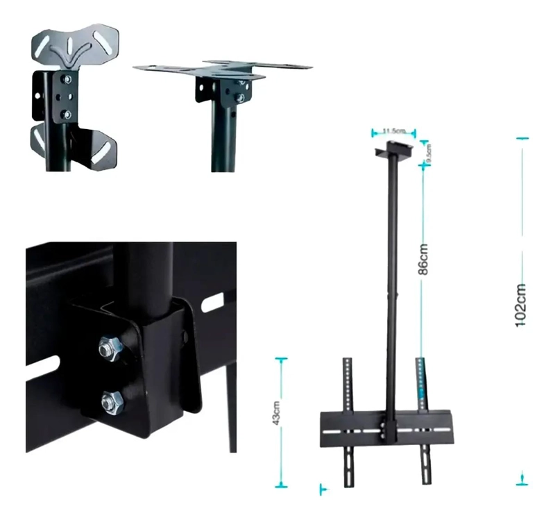 SOPORTE DE TECHO Y PARED PARA TV 26-55 PULGADAS - 4