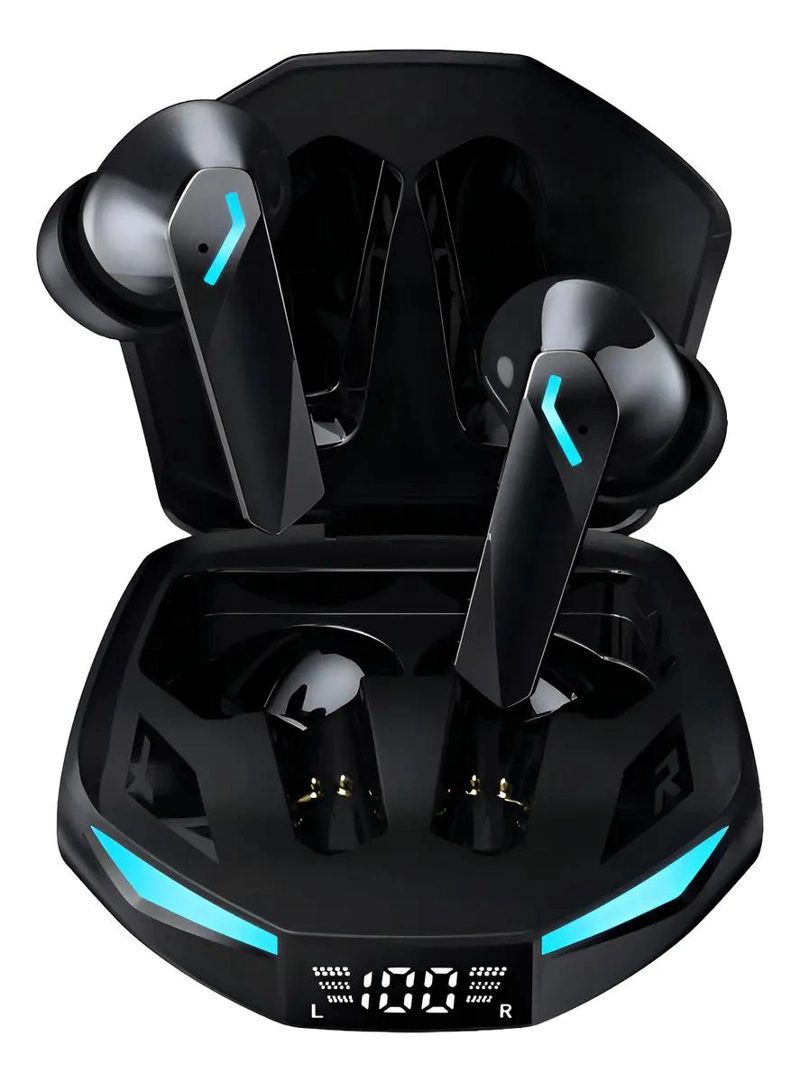 AURICULARES INALAMBRICOS BLUETOOTH CON MICROFONO Y ESTUCH - 2