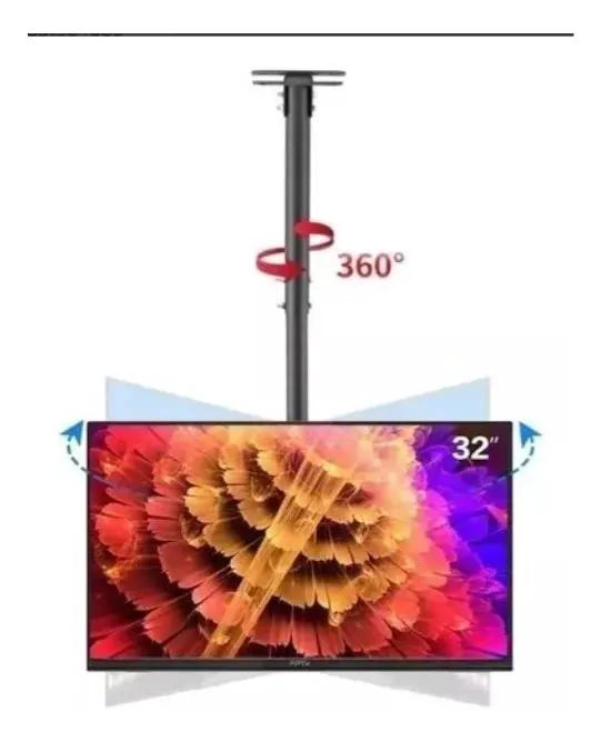 SOPORTE DE TECHO PARA TV 26 A 60 PULGADAS AJUSTABLE 360° - 2