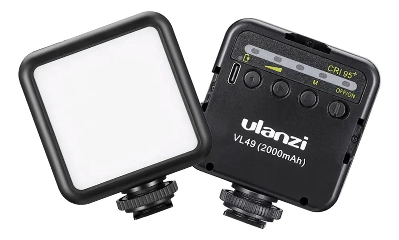 FOCO LED PORTATIL PARA CAMARA Y CELULAR 2000MAH - 1