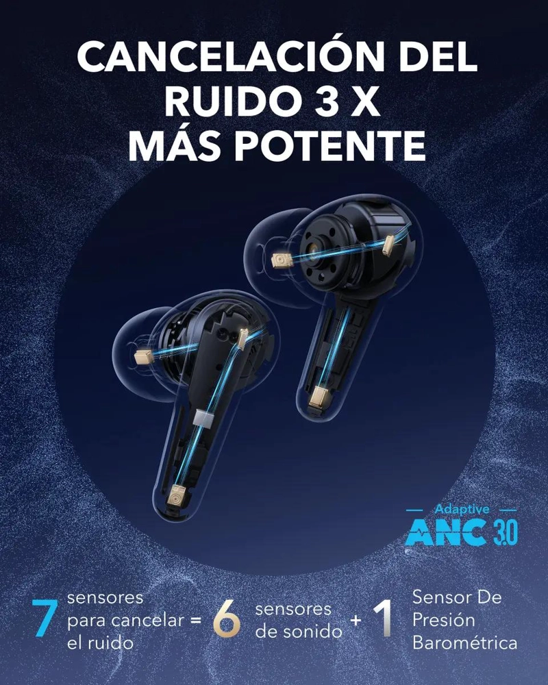 AUDIFONOS BLUETOOTH LIBERTY 4 PRO CON CANCELACION DE RU - 3