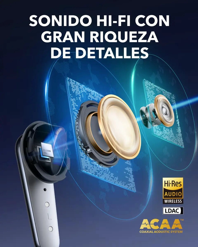 AUDIFONOS BLUETOOTH LIBERTY 4 PRO CON CANCELACION DE RU - 5
