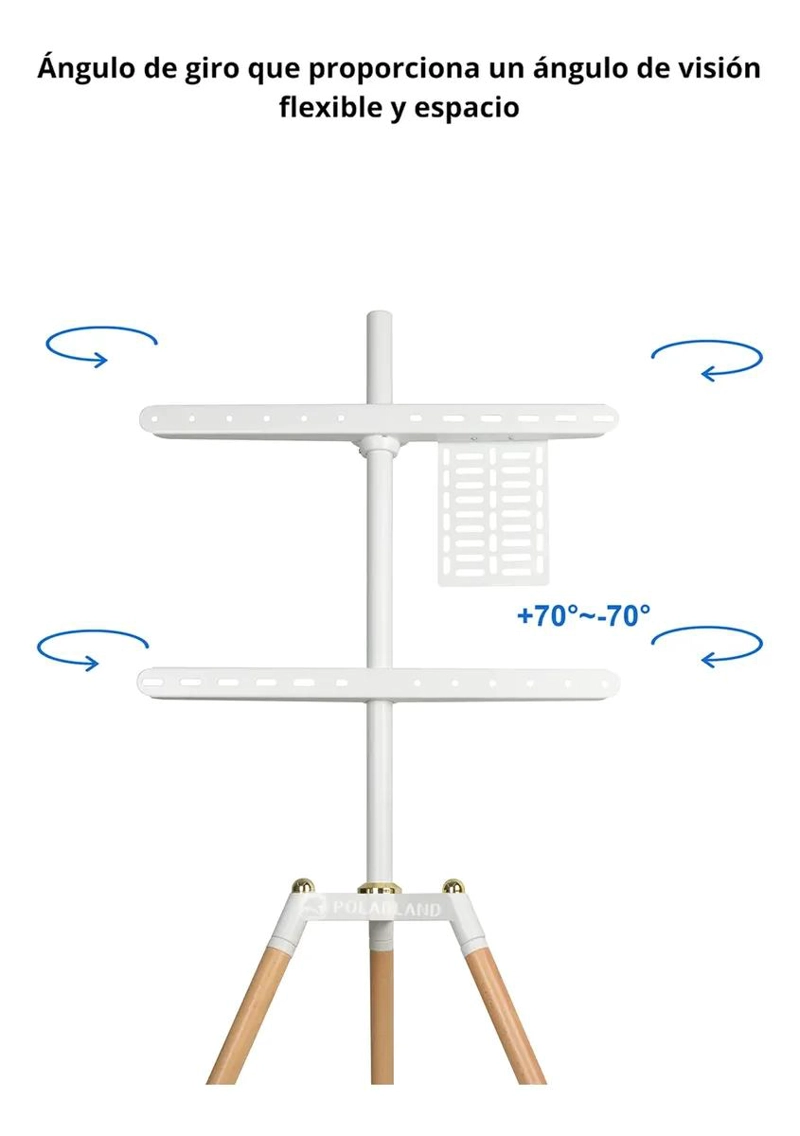 SOPORTE DE SUELO MINIMALISTA PARA TV 32 A 65 PULGADAS CON - 2