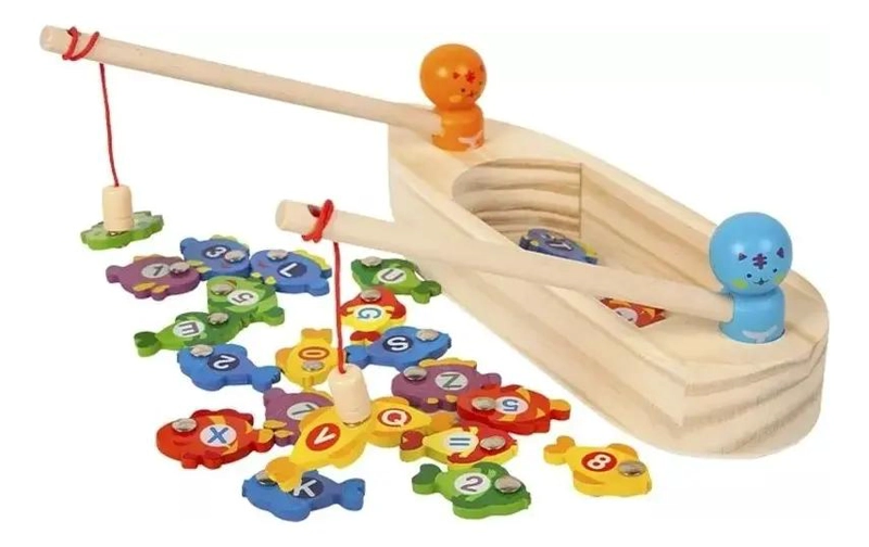 BARCO DE JUEGO EDUCATIVO PARA PESCA INFANTIL - 1