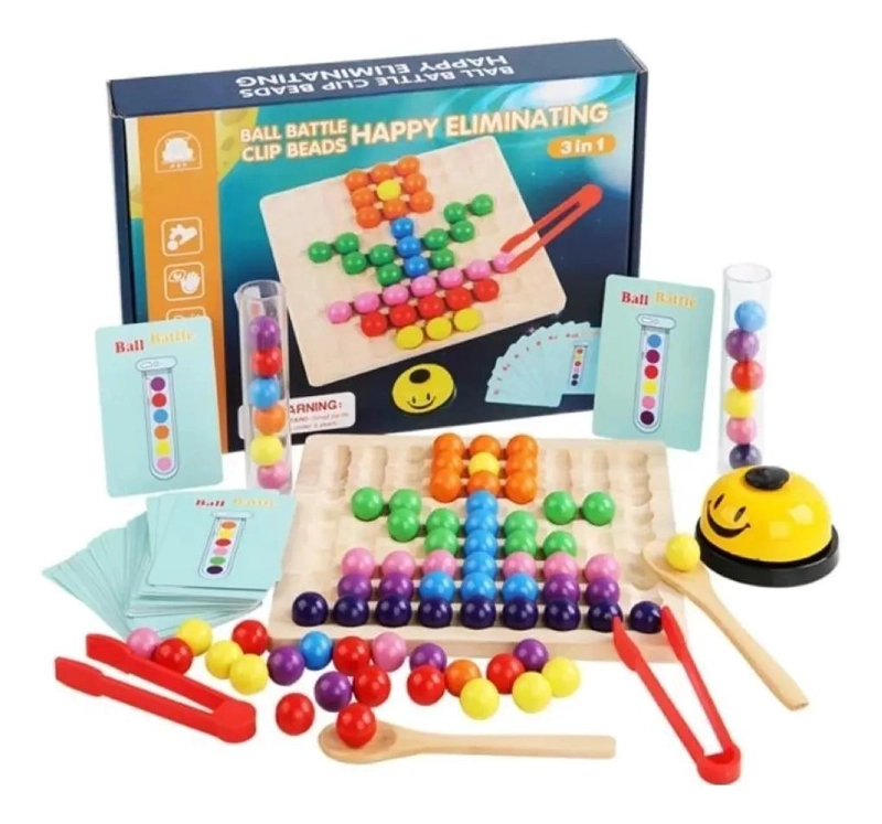 JUGUETE SENSORIAL MONTESSORI PARA MOTRICIDAD FINA - 1