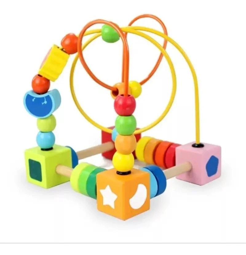 JUGUETES DIDACTICOS DE MADERA ARCOIRIS PARA NIÑOS 1-3 AÑ - 3