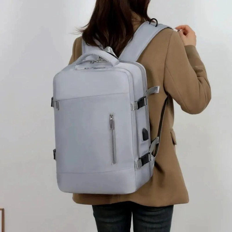 MOCHILA EXPANDIBLE IMPERMEABLE PARA VIAJE Y CABINA - 3