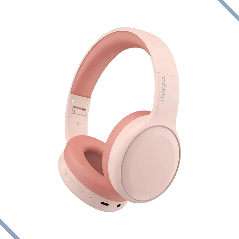 AUDIFONOS INALAMBRICOS PLEGABLES COLOR ROSA - 1