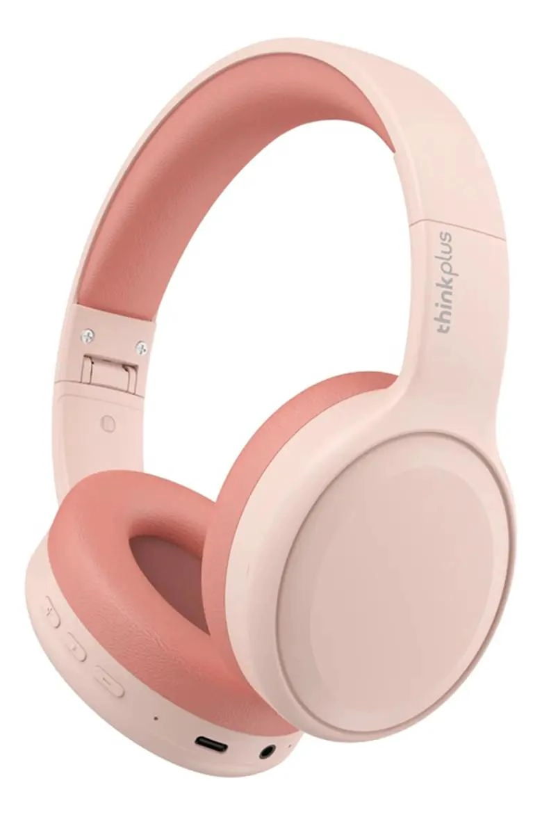 AUDIFONOS INALAMBRICOS PLEGABLES COLOR ROSA - 2