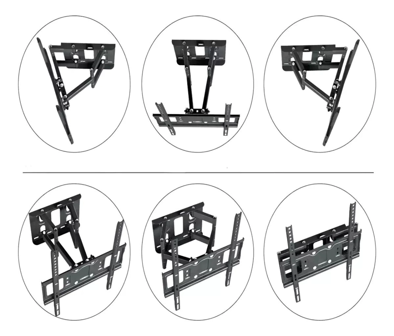 SOPORTE DE TV DOBLE BRAZO PARA PANTALLAS 40 A 80 PULGADAS - 3