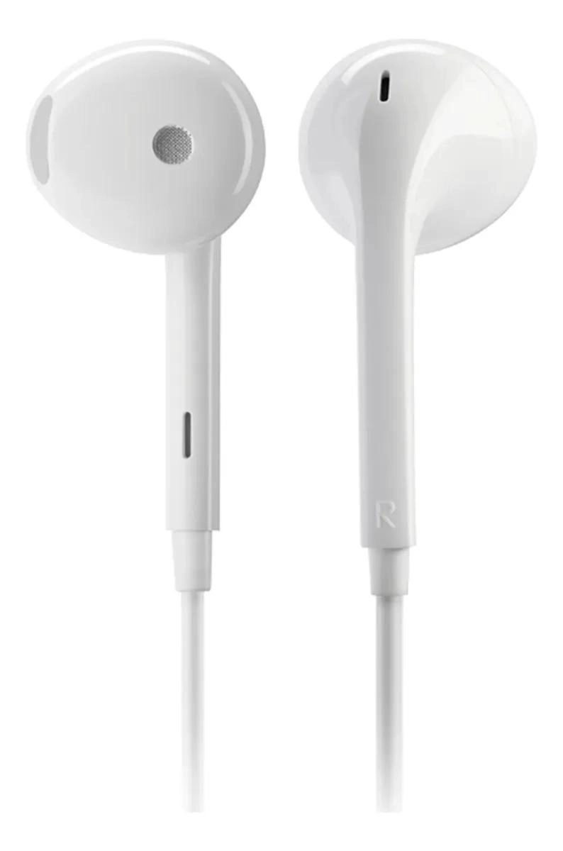 AUDIFONOS CON MICROFONO 3.5MM COLOR BLANCO - 3