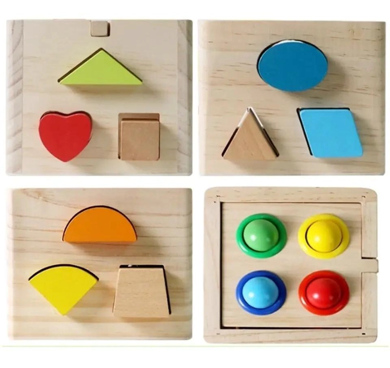 TORRE DE CUBOS DE ENCAJE EN MADERA PACK 2 - 4