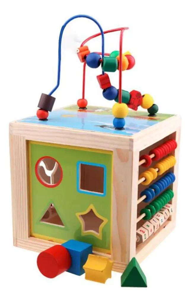 JUGUETE DIDACTICO DE MADERA PARA ESTIMULACION INFANTIL - 3