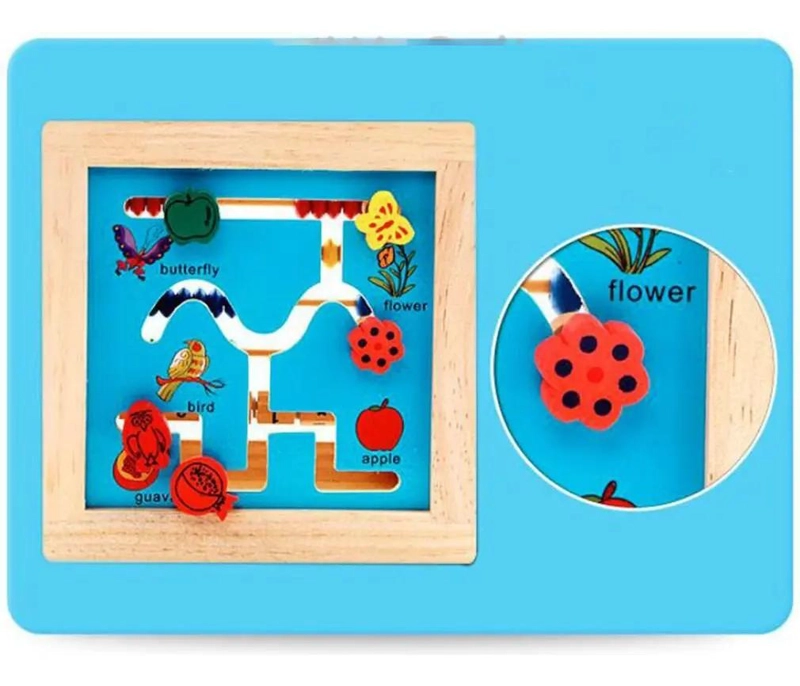 JUGUETE DIDACTICO DE MADERA PARA ESTIMULACION INFANTIL - 4