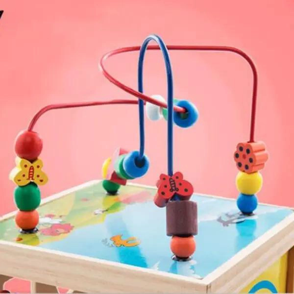 JUGUETE DIDACTICO DE MADERA PARA ESTIMULACION INFANTIL - 5