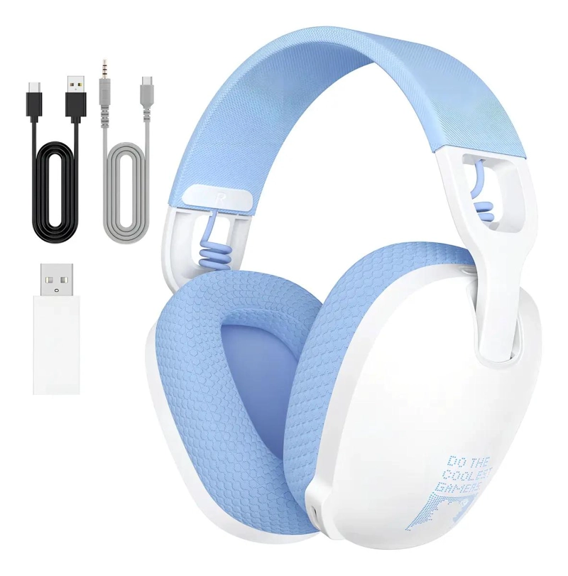 AURICULAR GAMER B2 CON LUZ LED BLANCA - 1