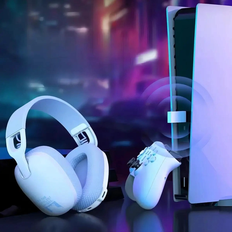 AURICULAR GAMER B2 CON LUZ LED BLANCA - 5